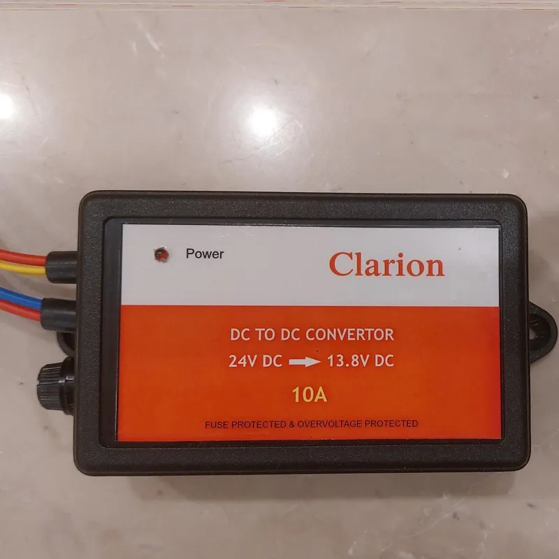 مبدل 24 به 13/8 ولت 10 آمپر 6 سیم