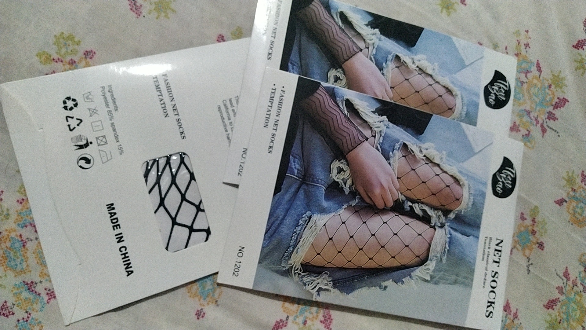 جوراب شلواری خارجی فیشنت مشکی متوسط