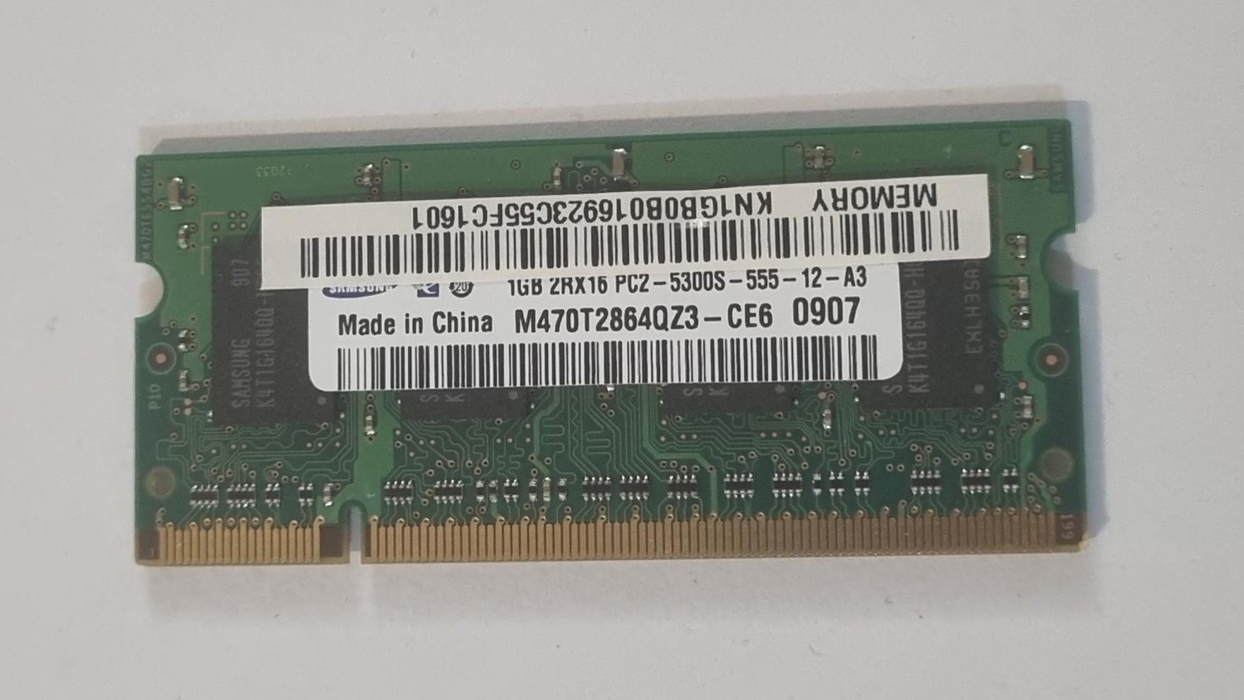 رم لپ تاپ 1 گیگ DDR2