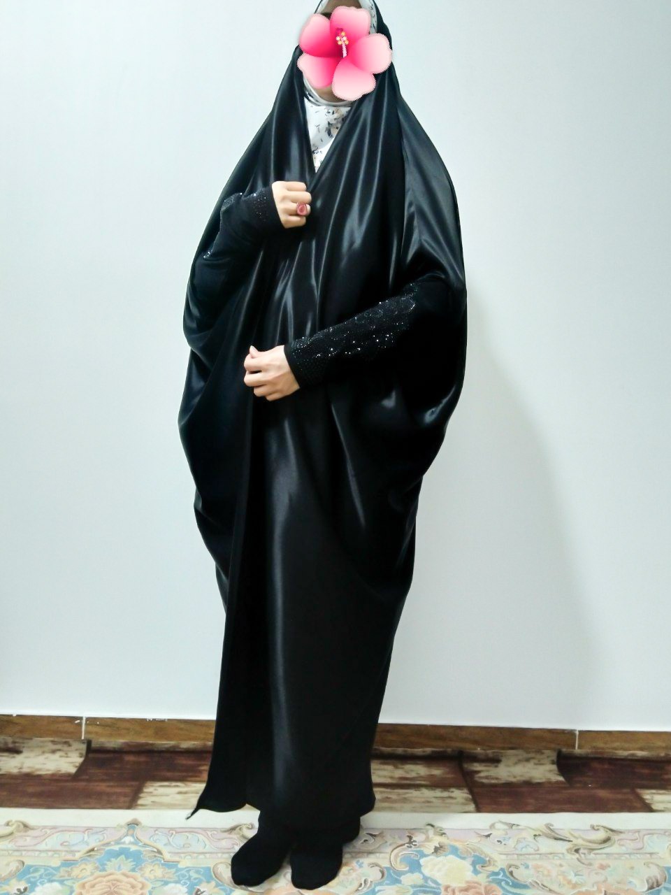 چادر اماراتی براق در حد اکبند