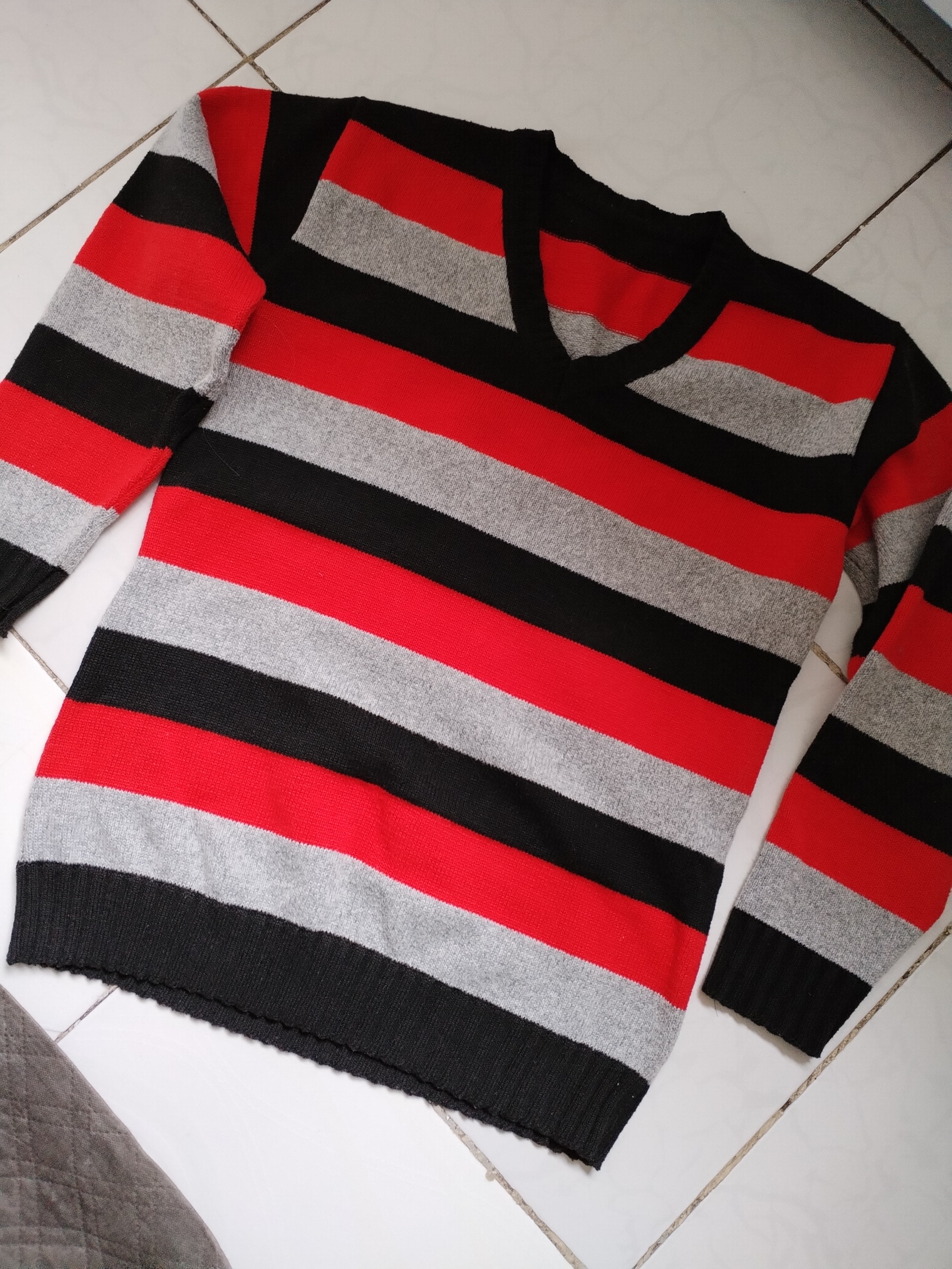 ژاکت دورس مردانه راه راه اکبند