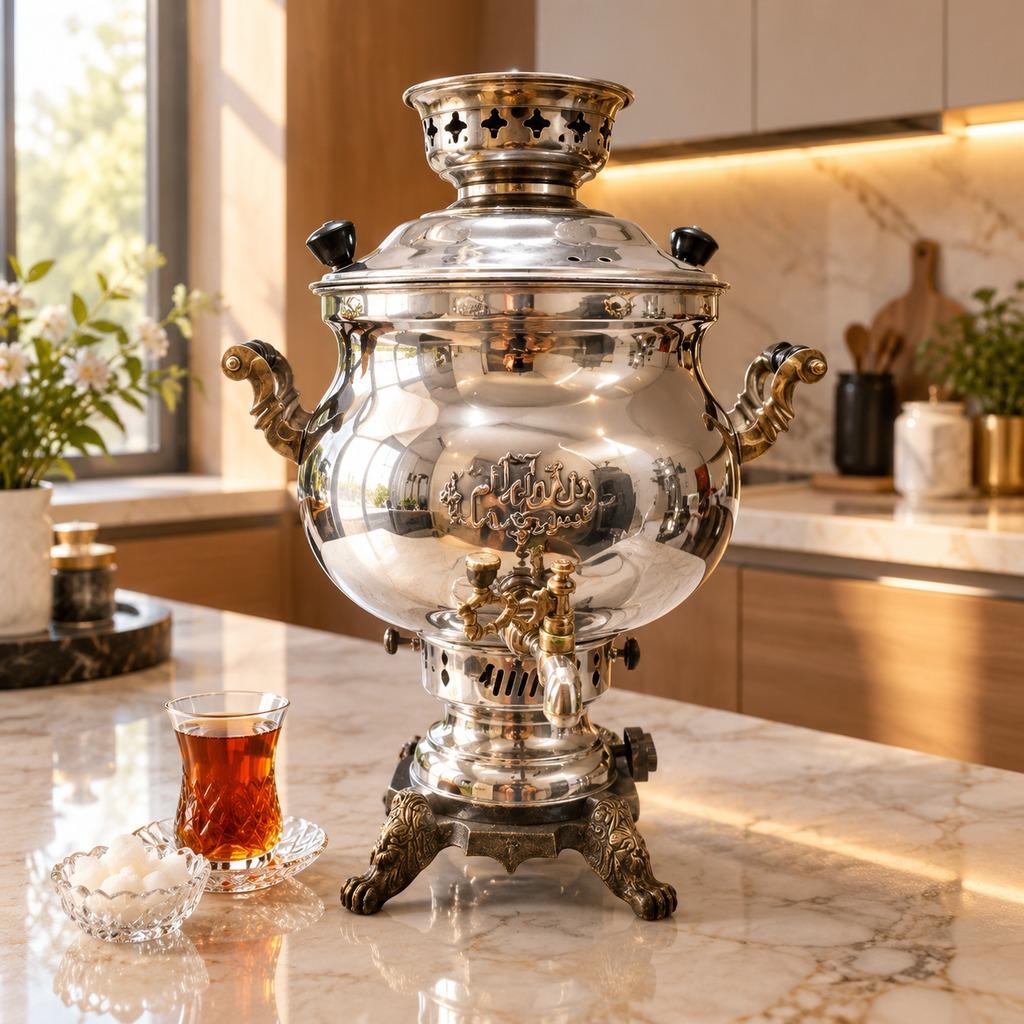 سماور گازی دل ارام جنس اصل 10 لیتری