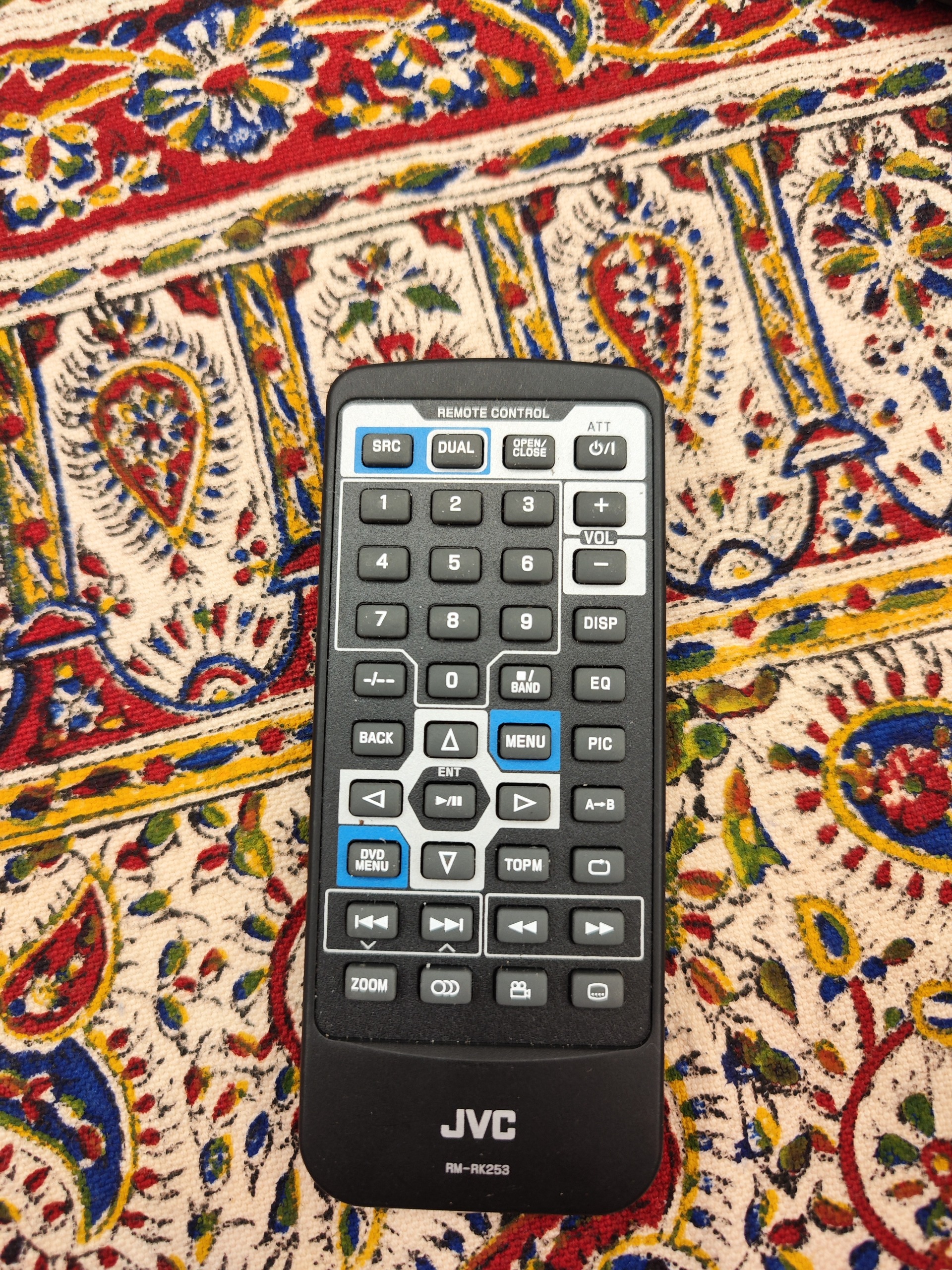 ریموت کنترل jvc