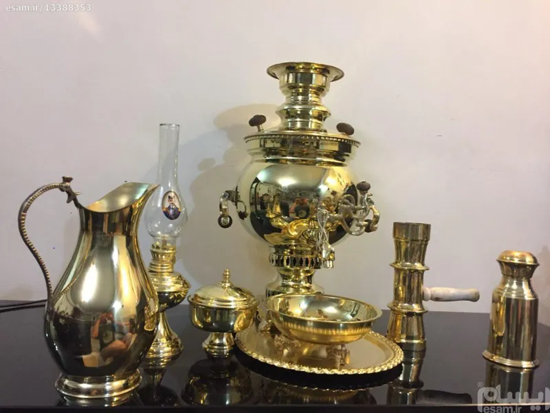 سماور 6 لیتری به همراه سرویس کامل