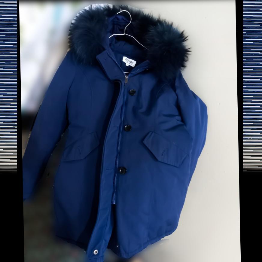 کاپشن بلند کلاه دار خارجی