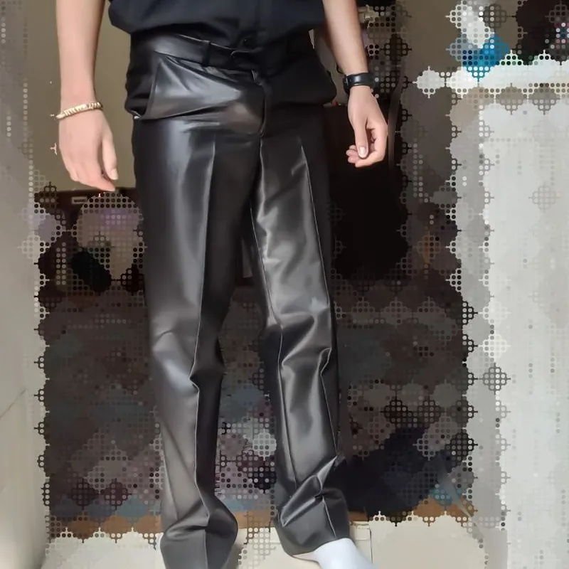 شلوار پارچه ای براق ساتن اکبند