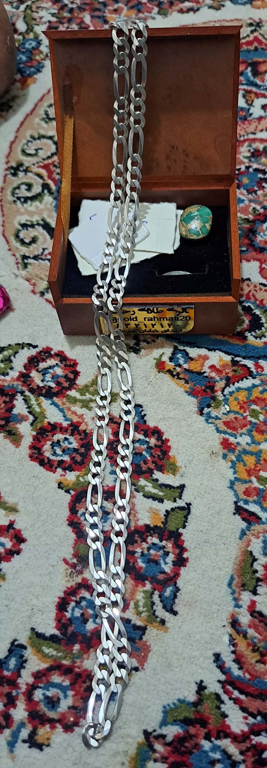 زنجیرنقره عیاربالا مردانه