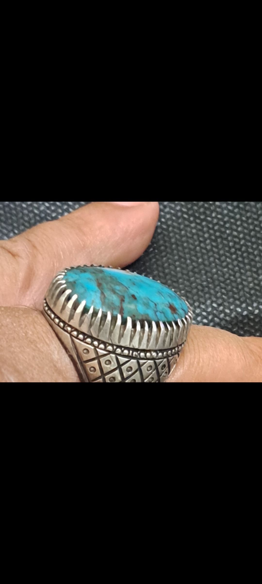 انگشتر نقره فیروزه اصل مصــری