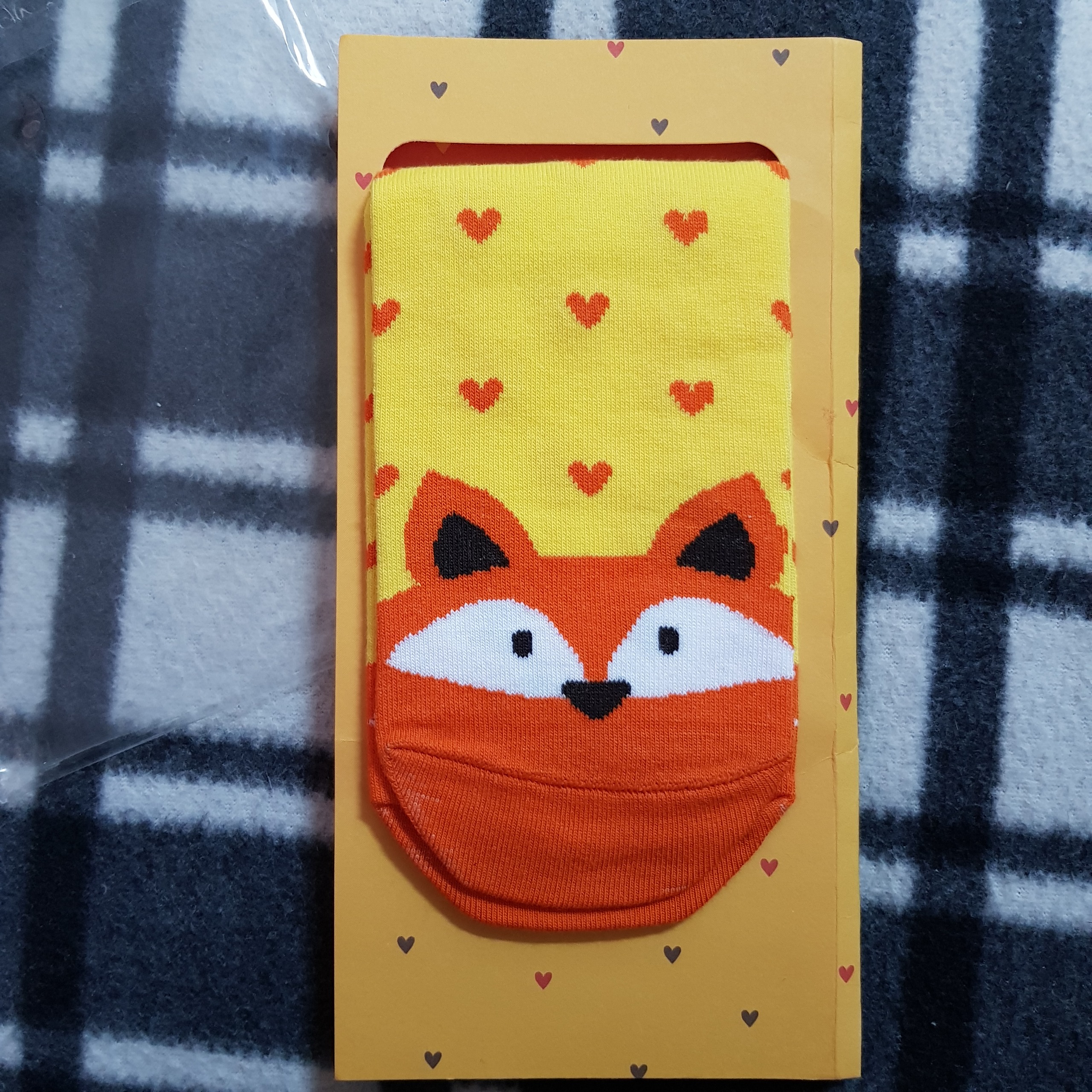 جوراب برند رنگی رنگی - طرح روباه