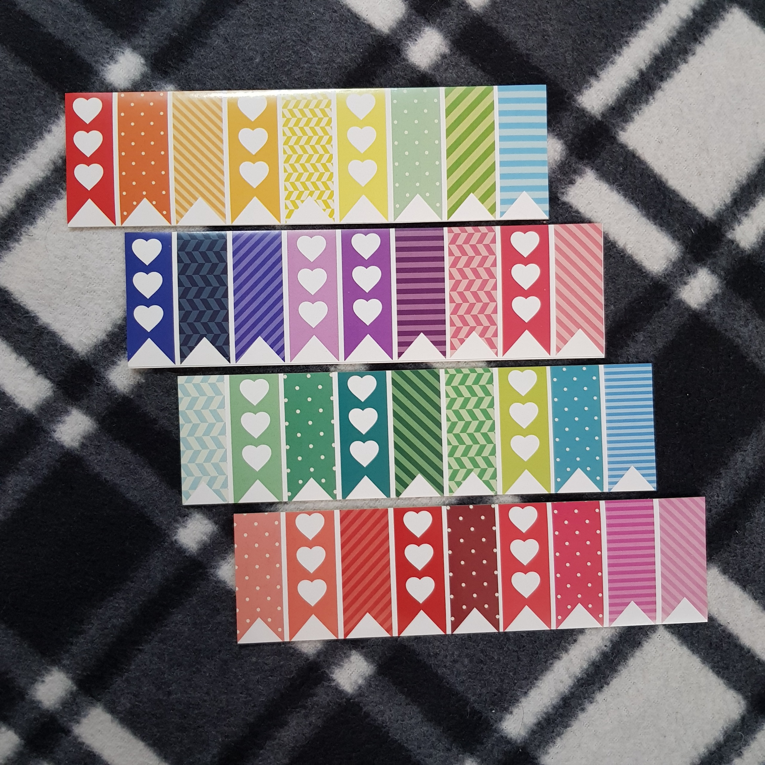 برچسب اسکرپ بوک (4 ورق) - برند رنگی رنگی