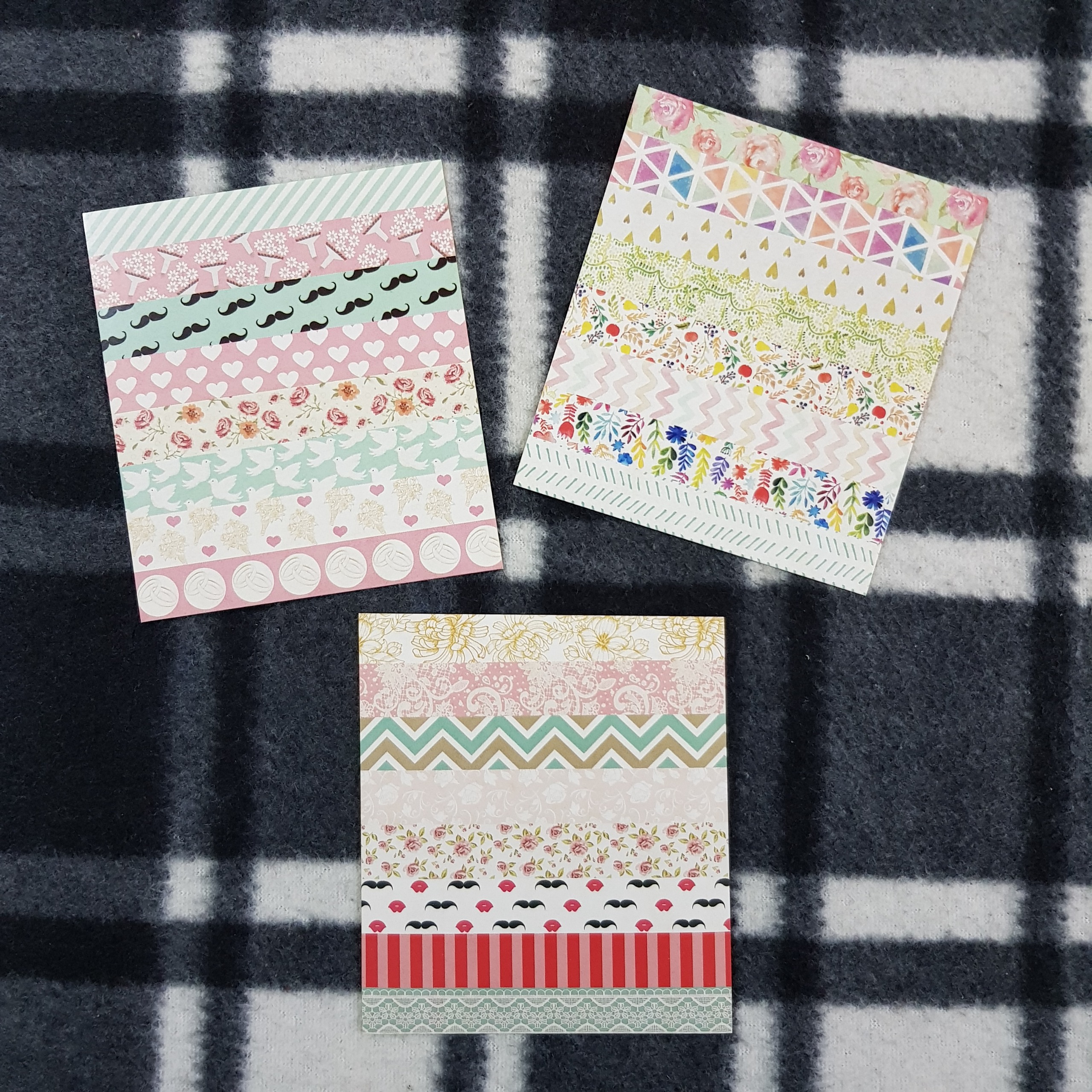 برچسب اسکرپ بوک (3 ورق) - برند رنگی رنگی