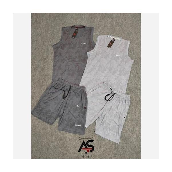 ست رکابی و شلوارک مردانه طرح Nike تکی 2XL