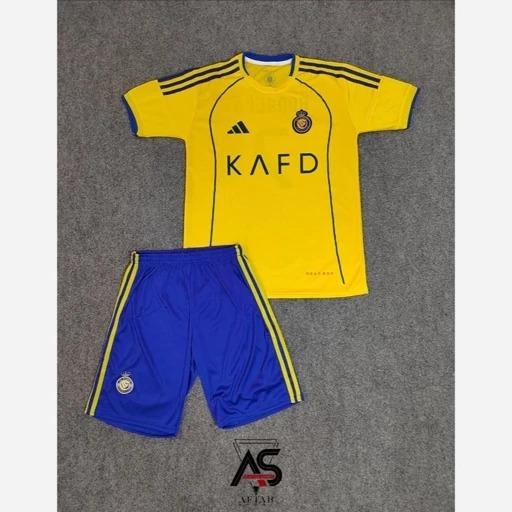 ست لباس ورزشی النصر با چاپ رونالدو سایز XL