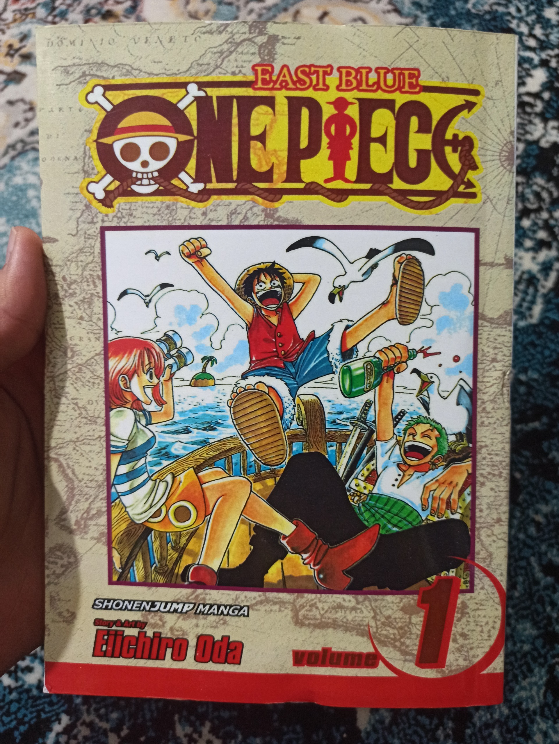 One piece مانگای وان پیس اولین شماره