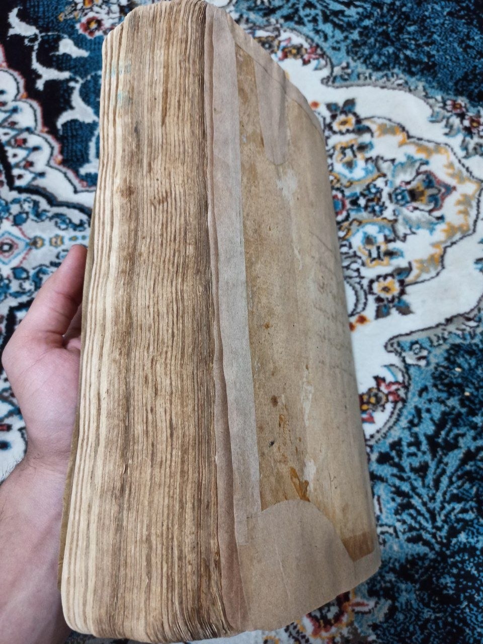 کتاب خطی قرآن 209 ساله رحلی بزرگ و حجیم