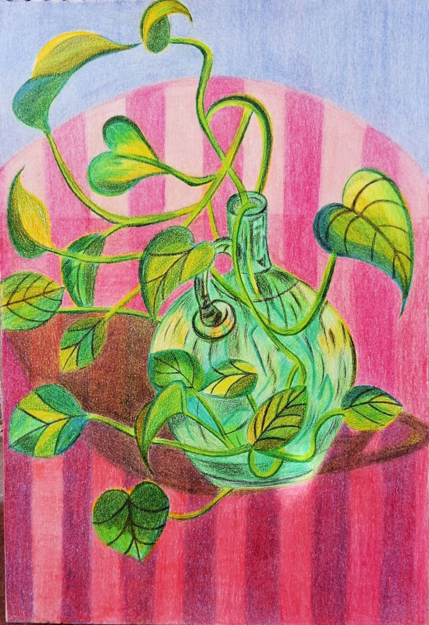 نقاشی تکنیک مدادرنگی