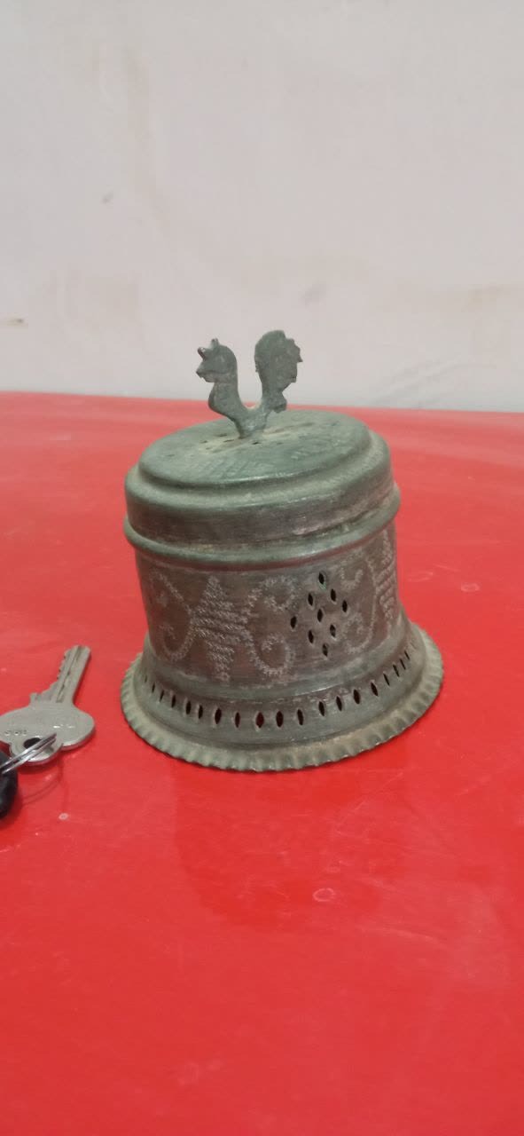 قندان مسی قدیمی