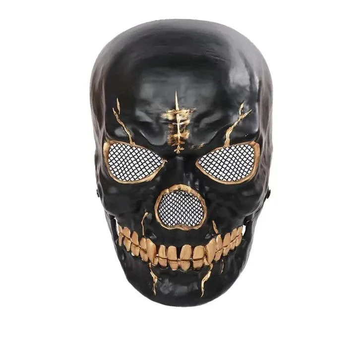 ماسک ترسناک اسکلت  مشکی فک زن ایفای نقش