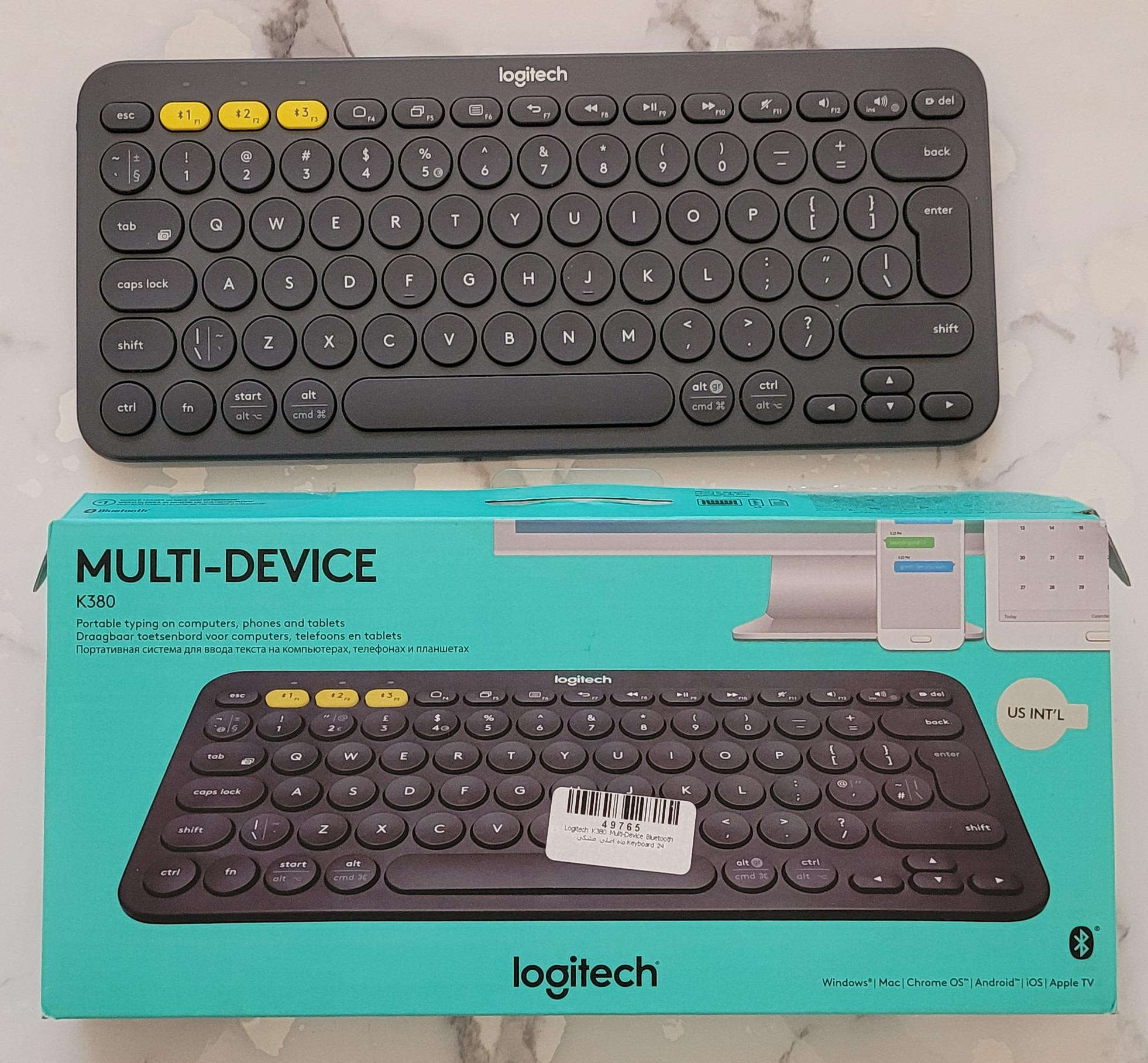 کیبورد بیسیم logitech K380