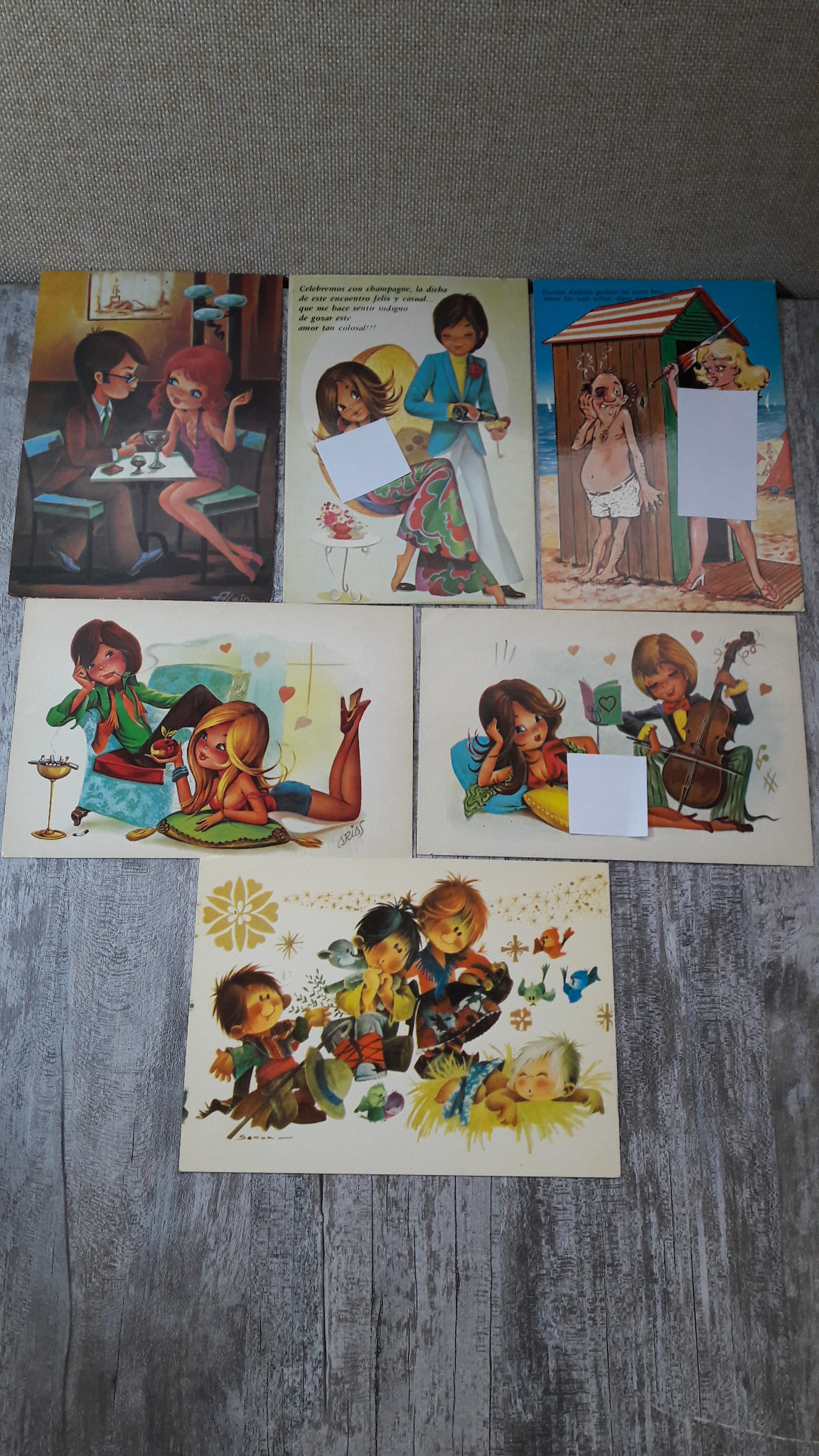 کارت پستال فانتزی 6 عدد