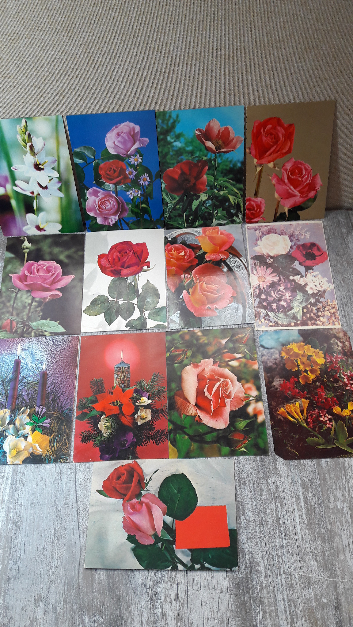 کارت پستال - دسته گل - 13 عدد