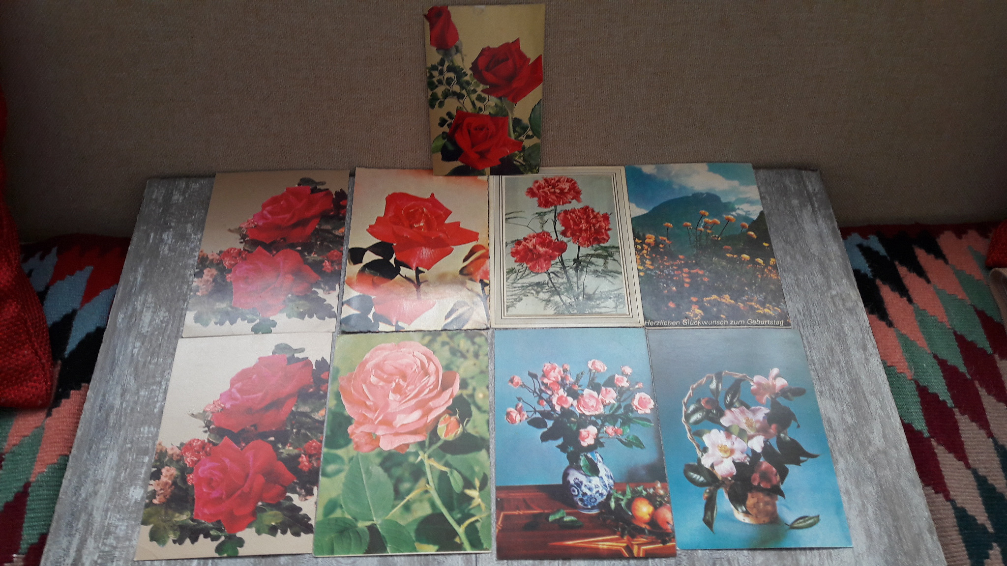 کارت پستال - گل - 9 عدد