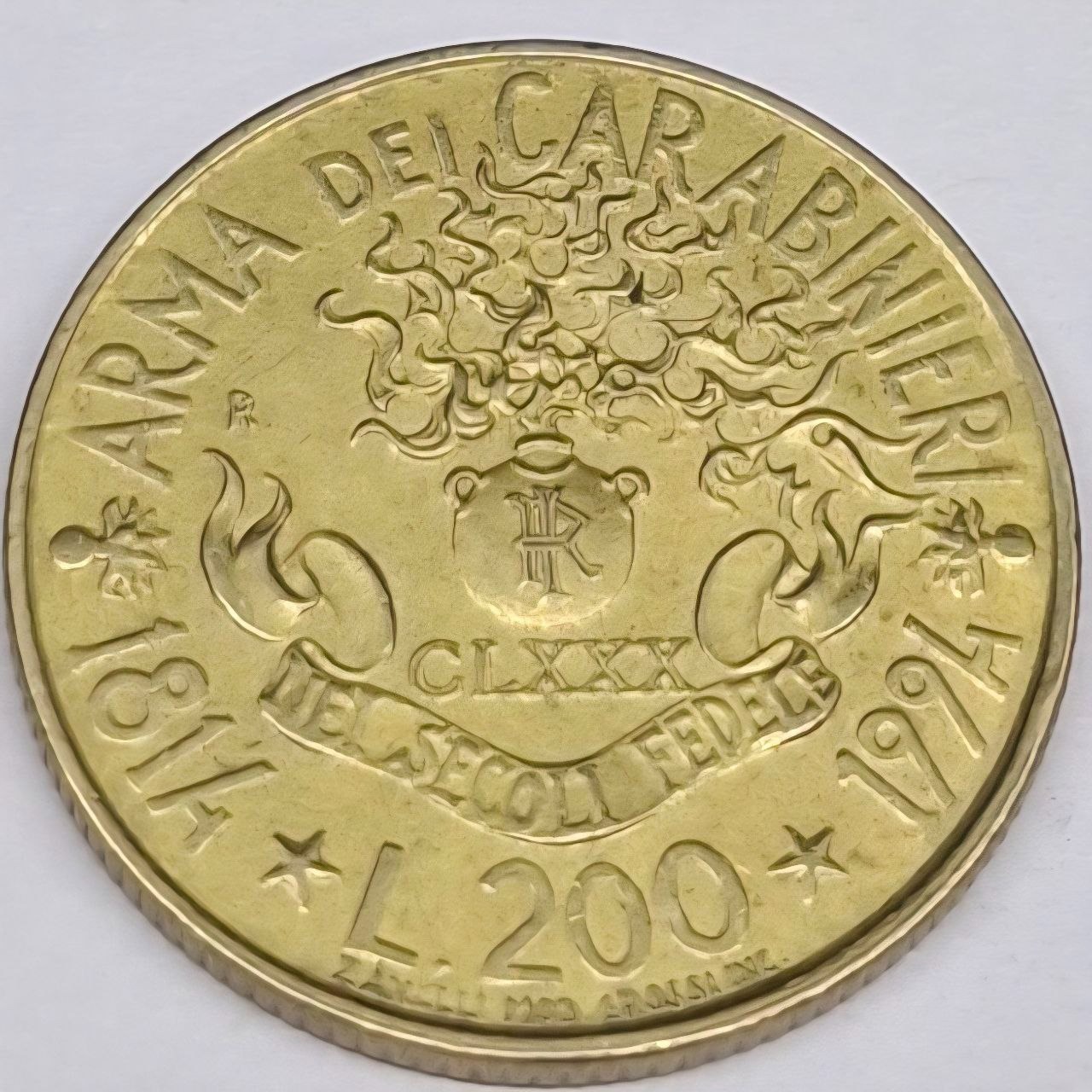 سکه 200 لیر یادبودی ایتالیا