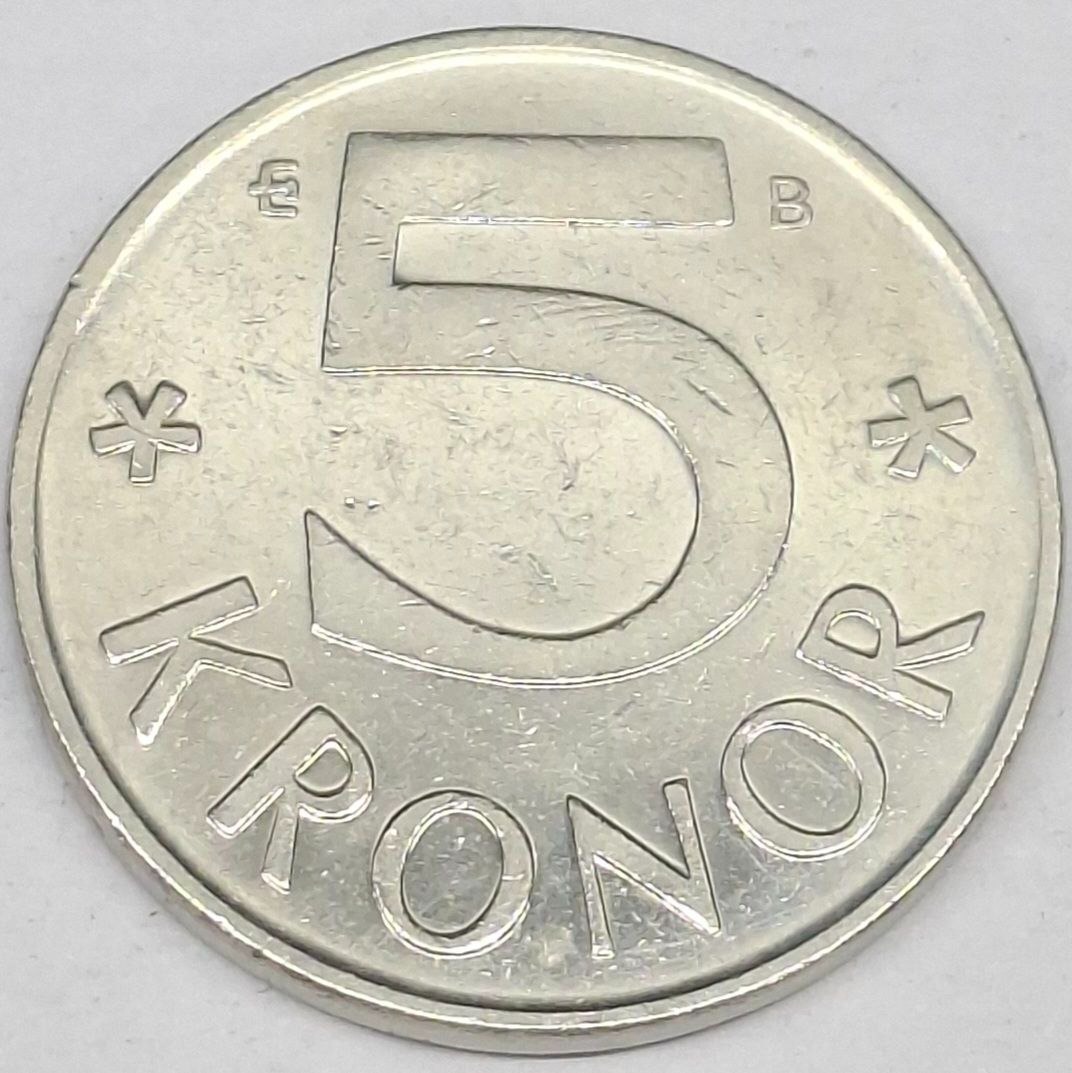 سکه 5 کرون سوئد
