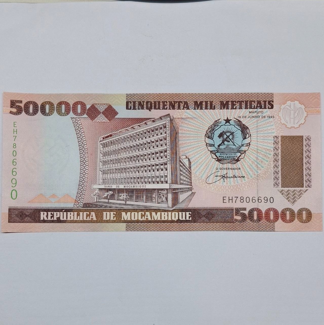 اسکناس 50000 متیکال موزامبیک