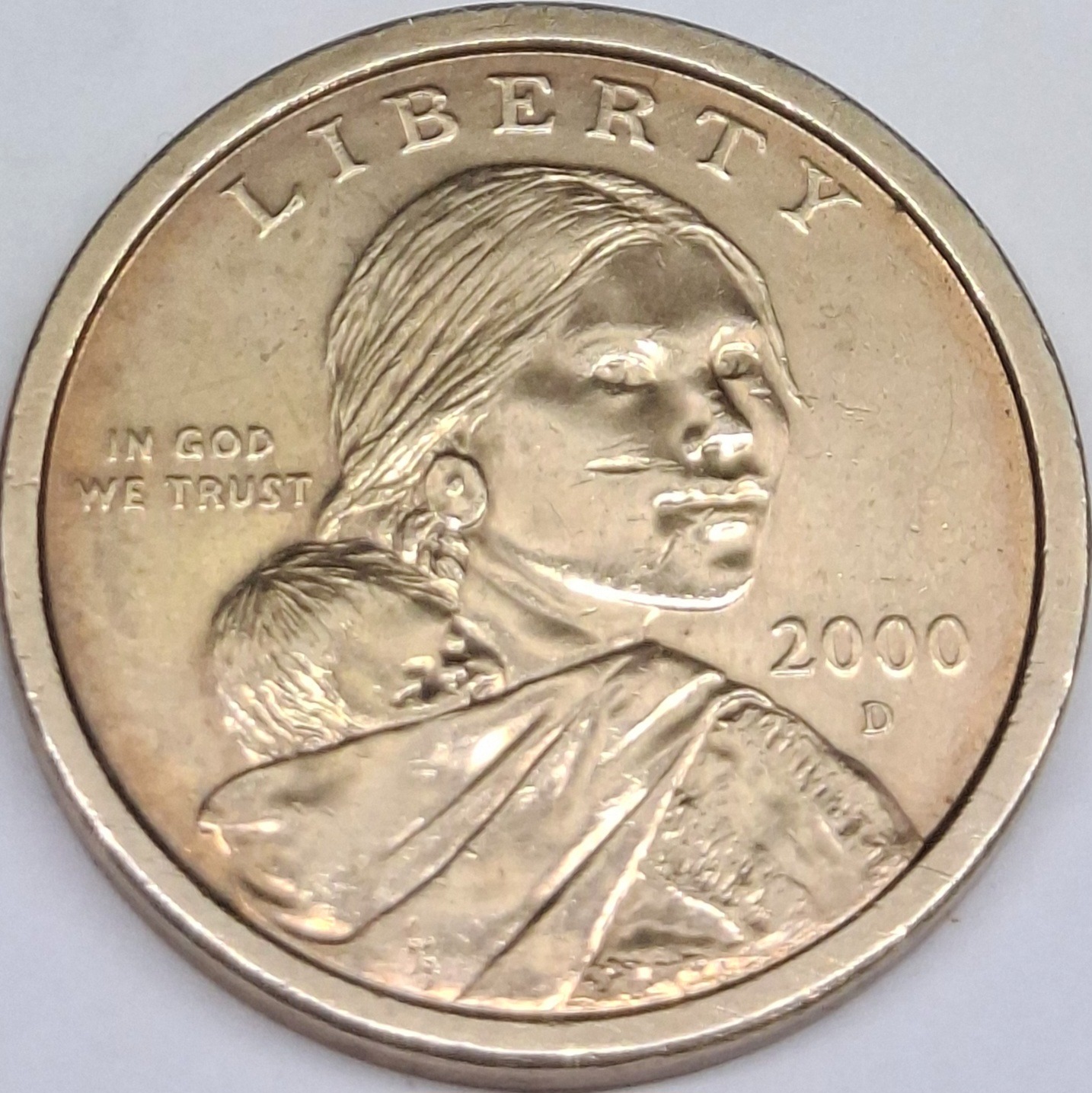 سکه 1 دلار آمریکا زن سرخ پوست