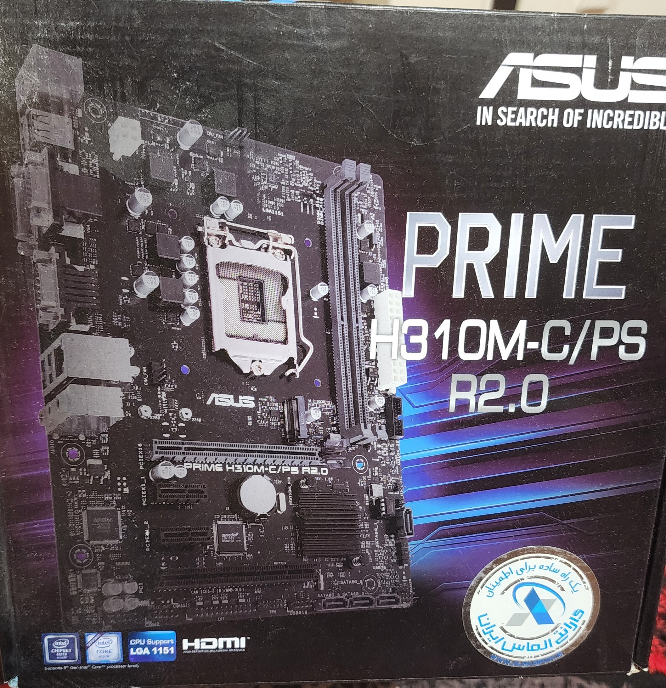 2 عدد مادربرد ایسوس Prime H310M-C/PS R2.0