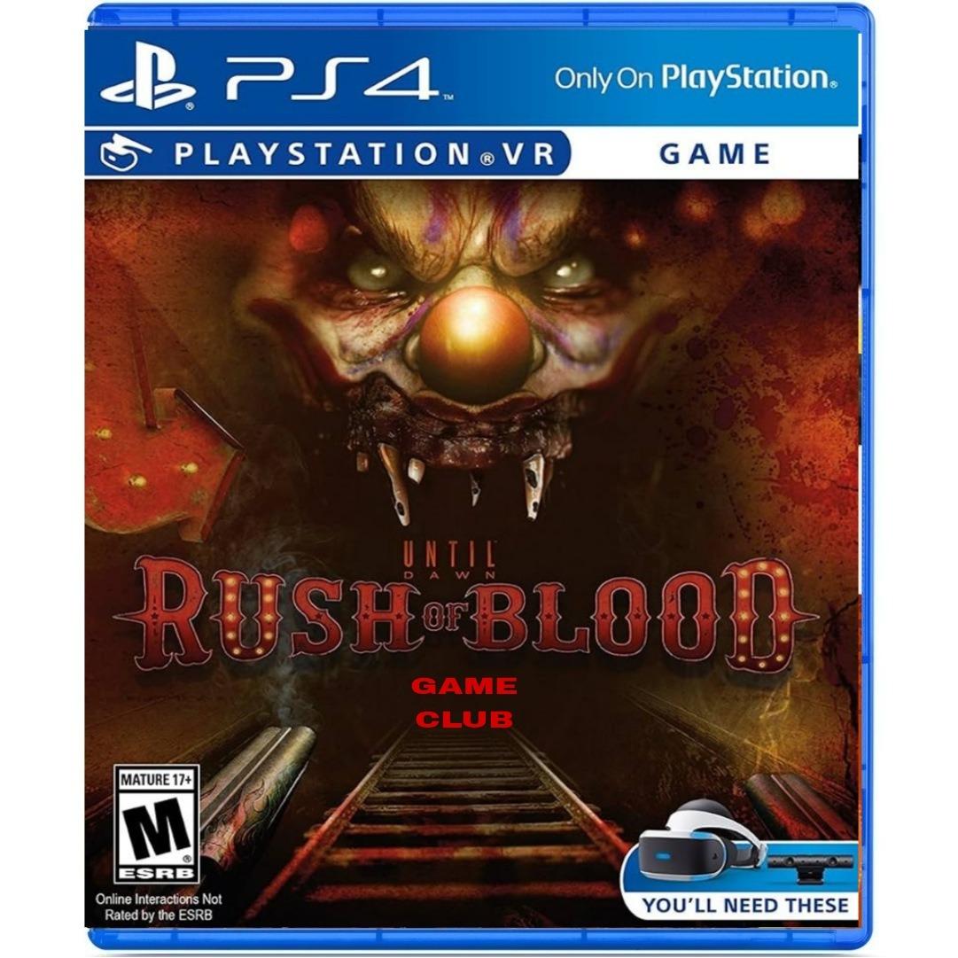 Until Dawn Rush Of Blood Ps4 آکبند ریجن آل