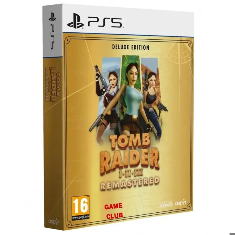 Tomb Raider Remastered Deluxe Edition Ps5 آکبند