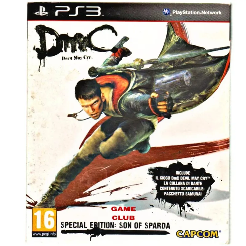 Dmc Special Edition Son Of Sparda Ps3 آکبند
