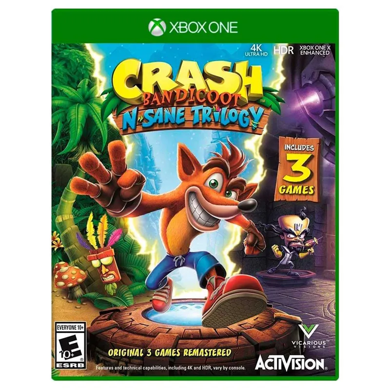 Crash trilogy Xbox one آکبند
