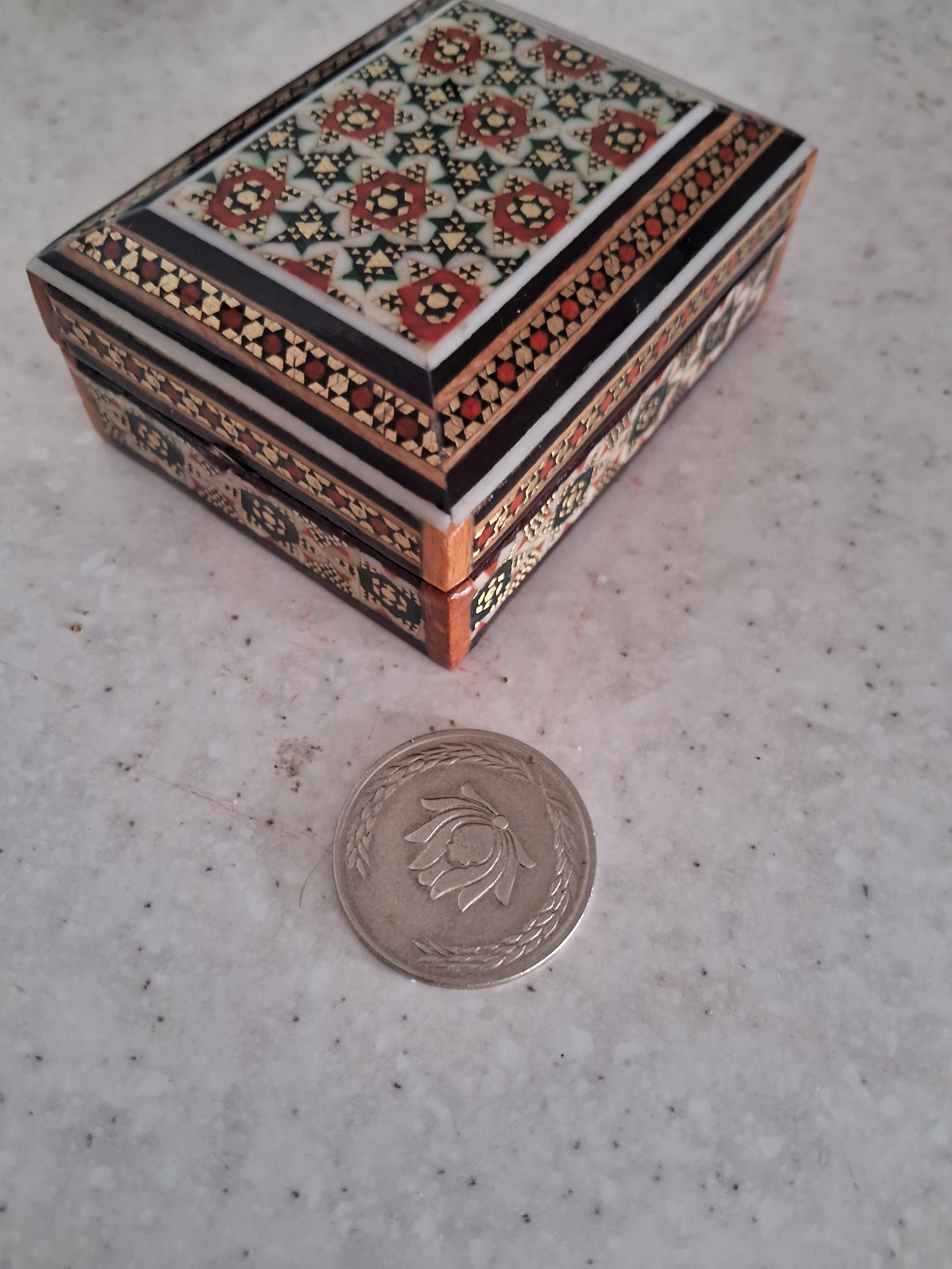 جعبه خاتم کاری