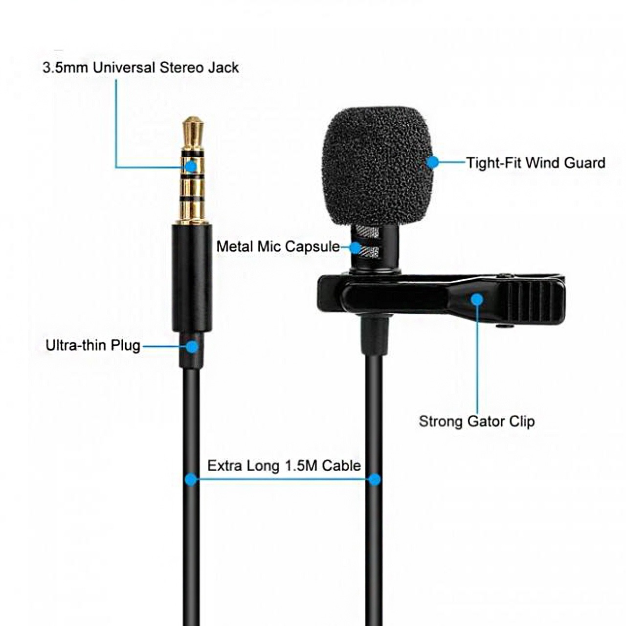 میکروفن-یقه-ای-مدلjh-043 کیفیت خوب
