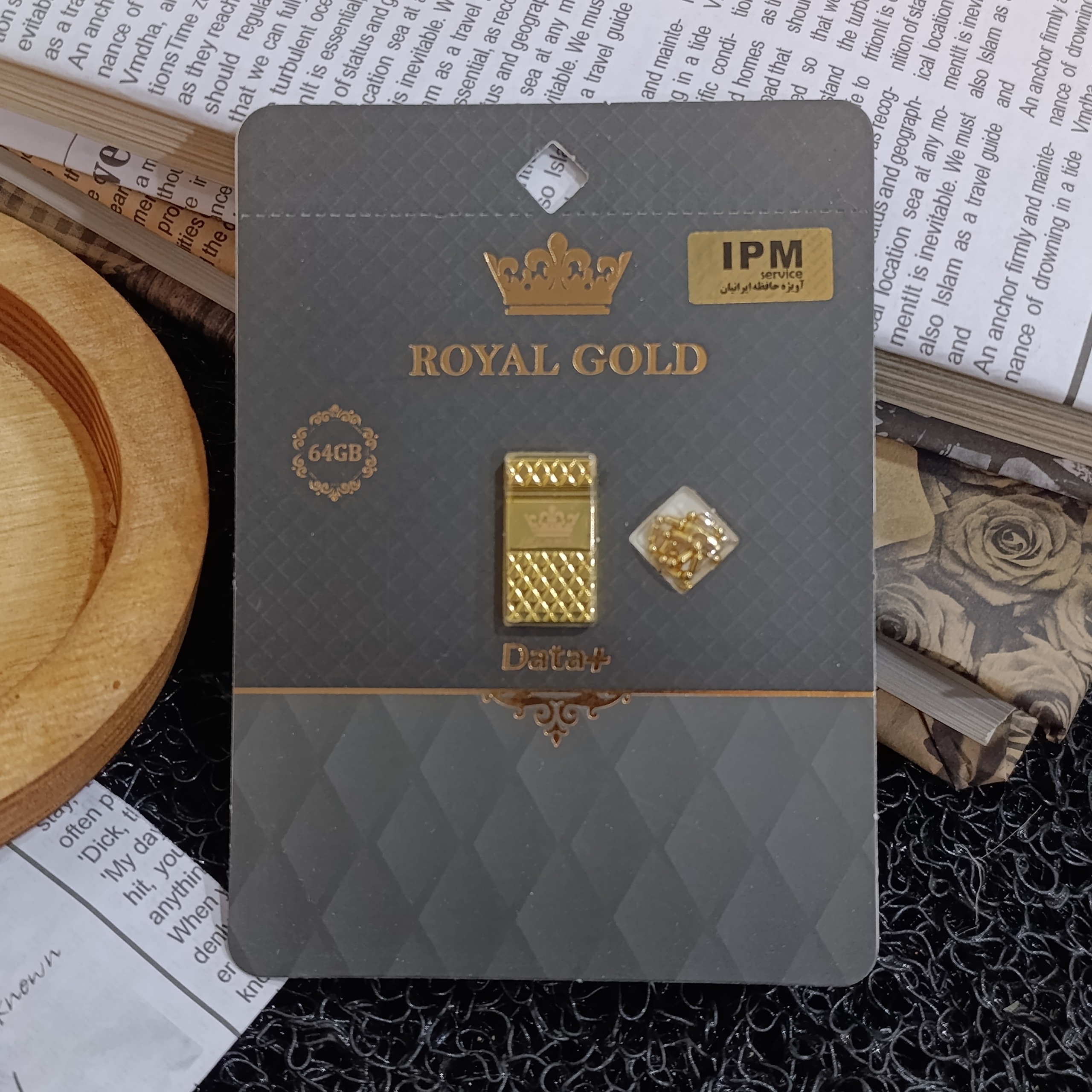 فلش مموری 64 گیگ رویال گلد با گارانتی شرکتی