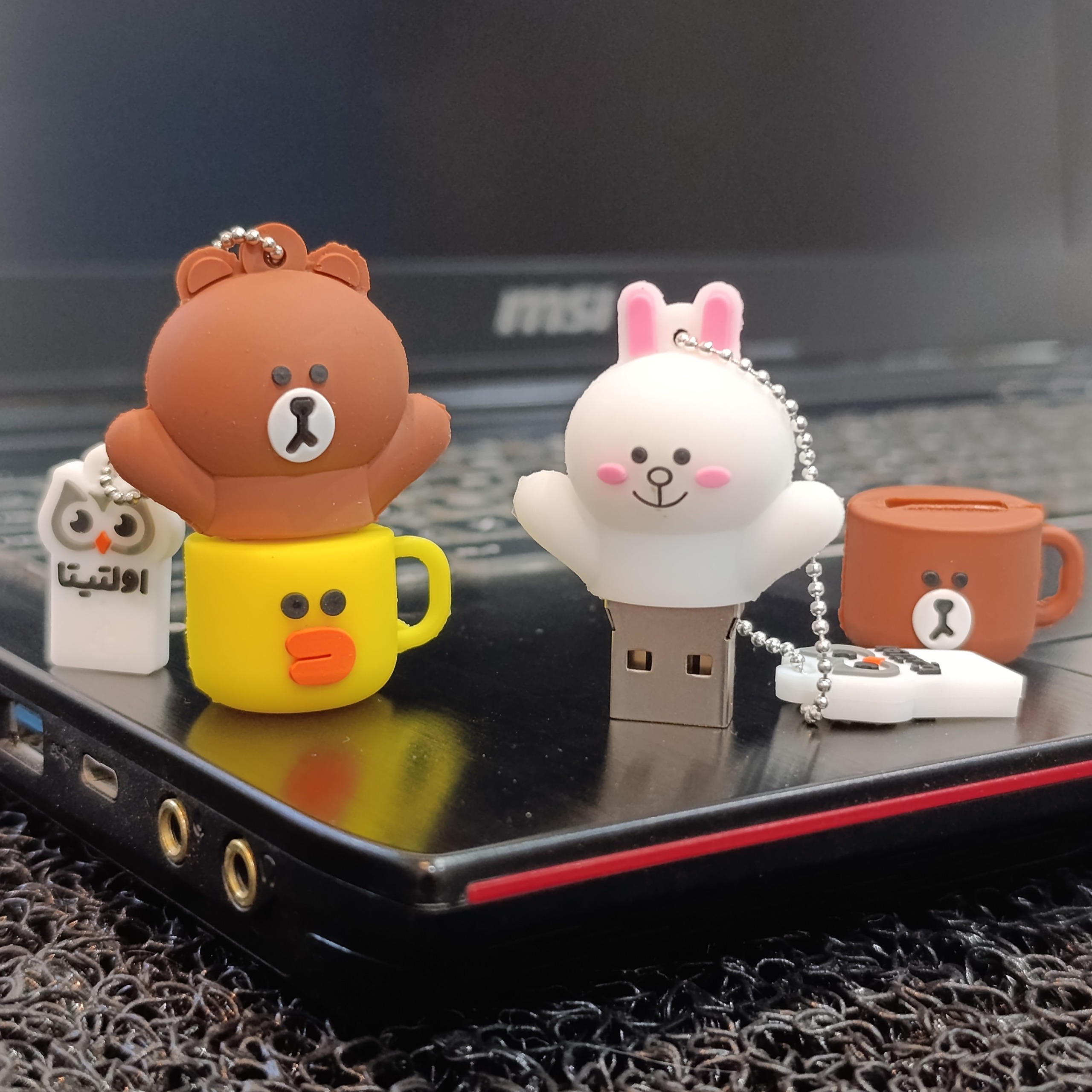 فلش 8 گیگ دو قلو عروسکی گارانتی مادام عمر