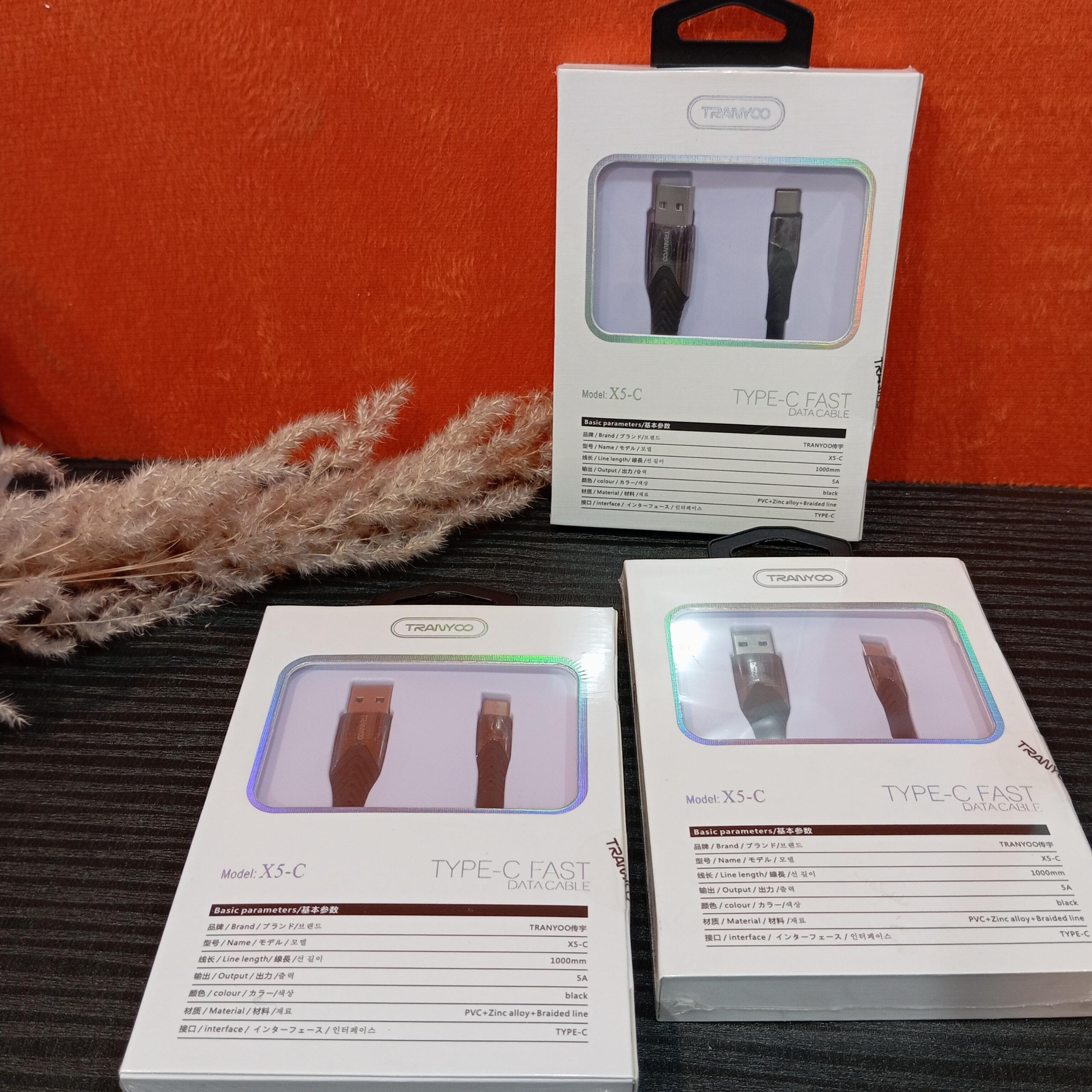 3 عدد کابل تایپ سی قدرتمند ترانیو اصلی