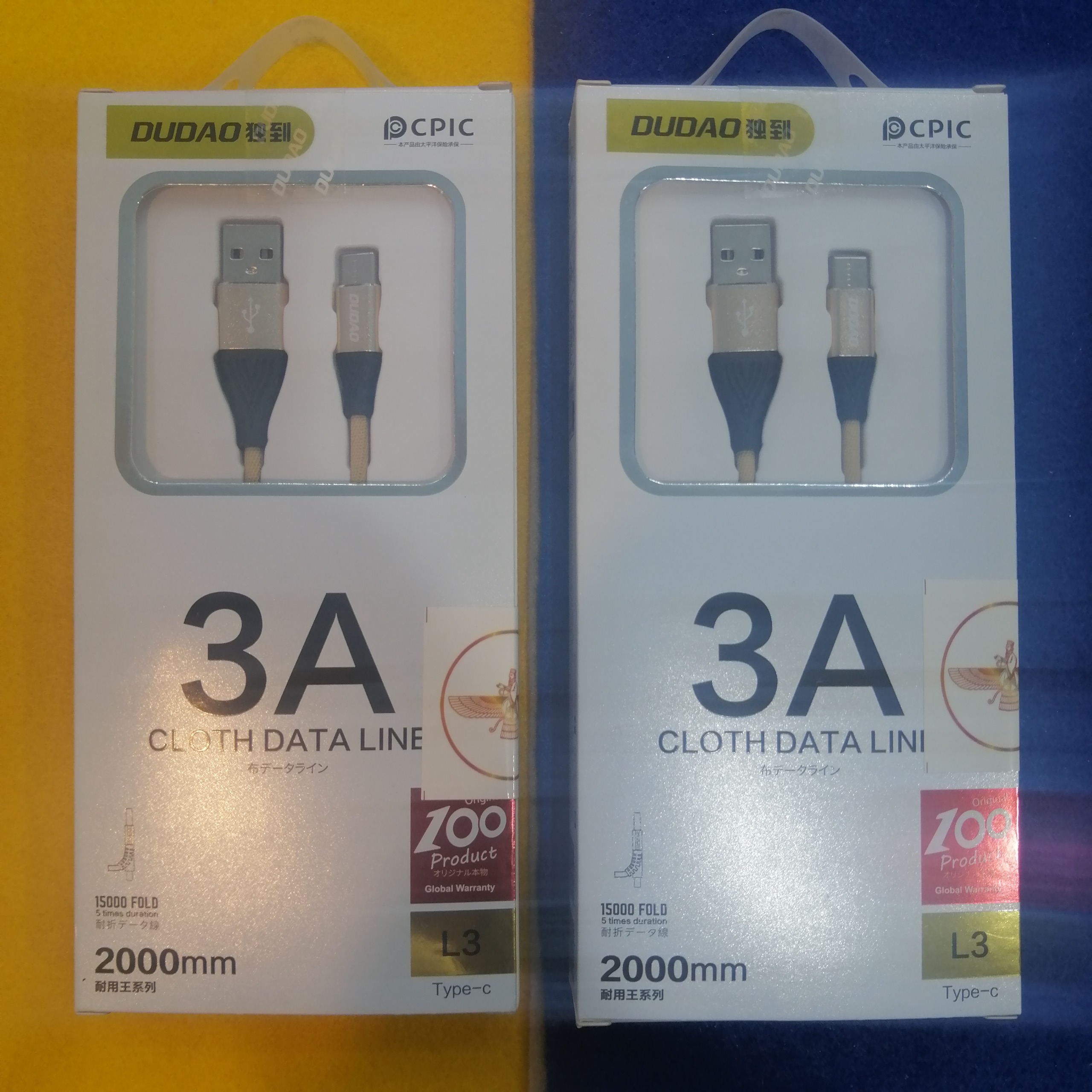 2 عدد کابل 2 متری تایپ سی فروش همکار