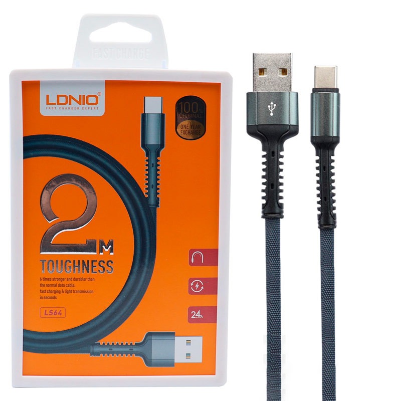 کابل Ldnio مدل LS-64 پکدار به طول 200 سانتی متر