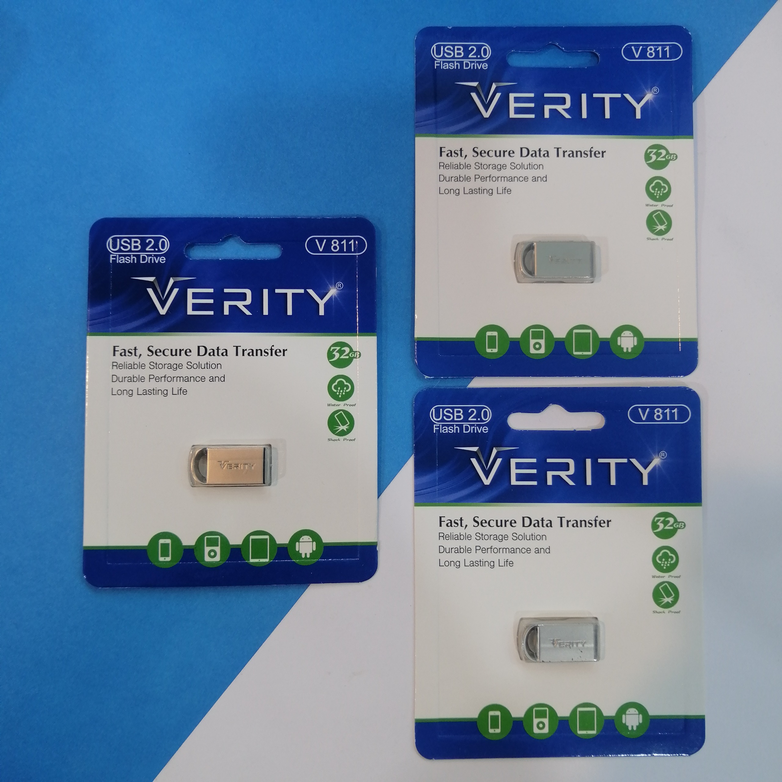 3 عدد فلش مموری 32 وریتی گارانتی