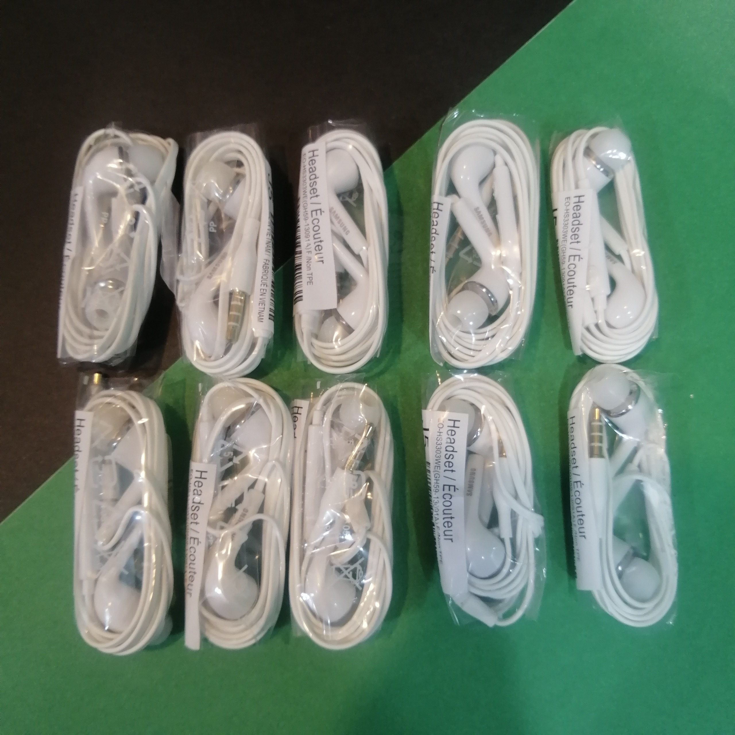 10 عدد هندزفری کارتنی مدل j5