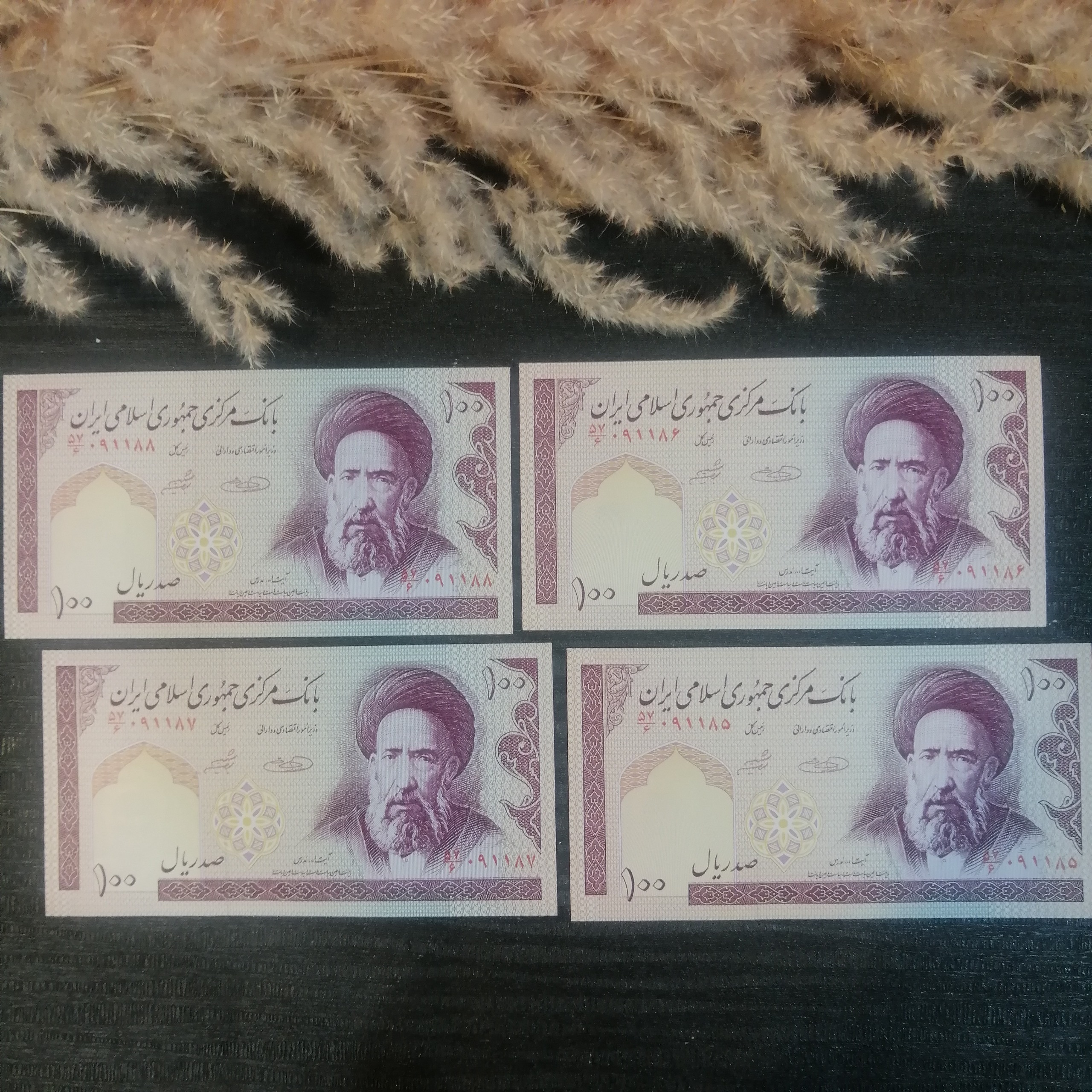 دو جفت اسکناس 10 تومانی جمهوری خشک