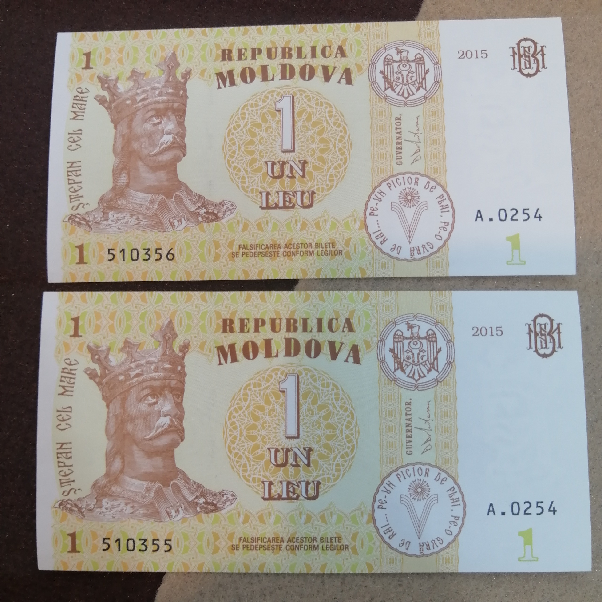 جفت اسکناس زیبای کلکسیونی خشک بانکی