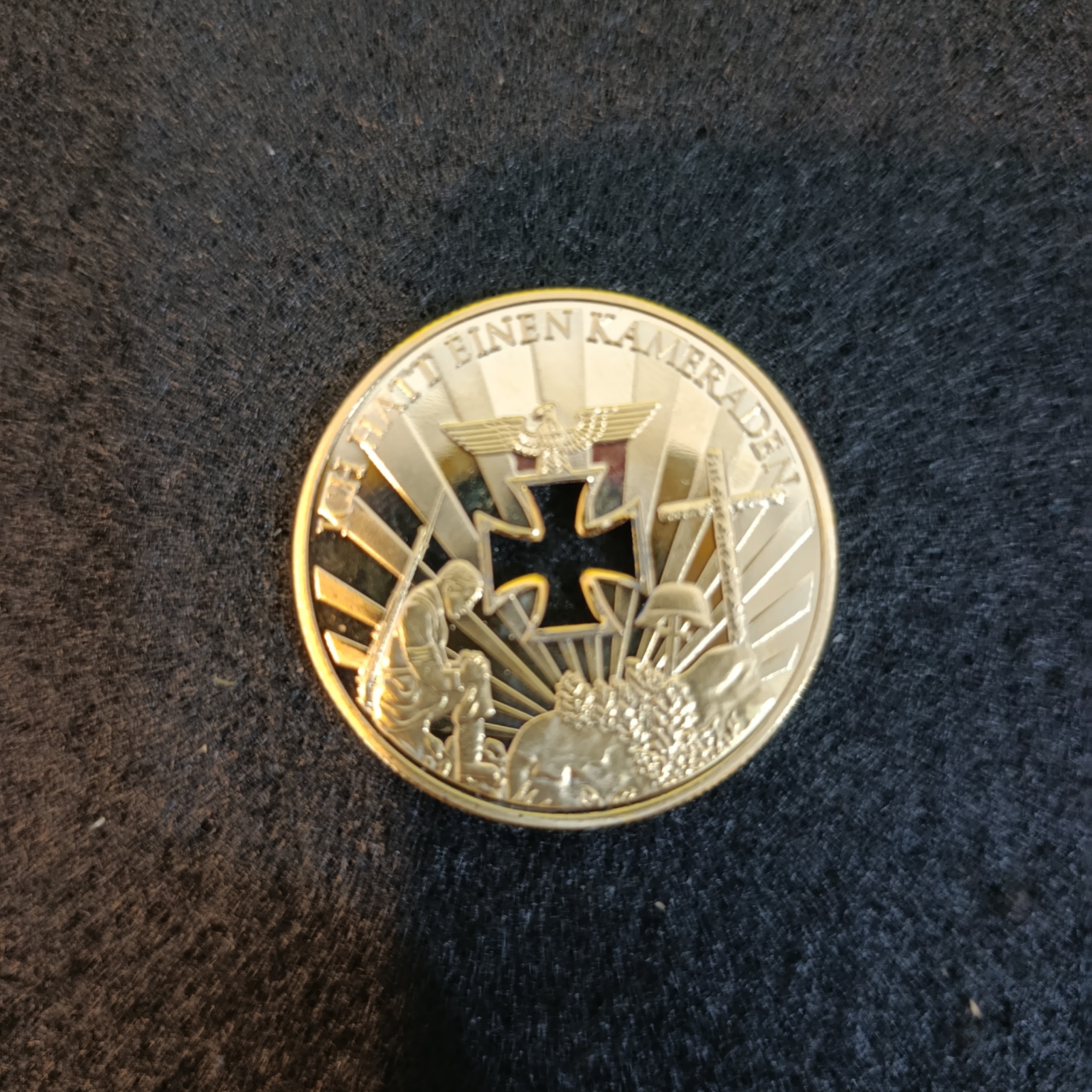 سکه یادبود نازی طلایی زیبا