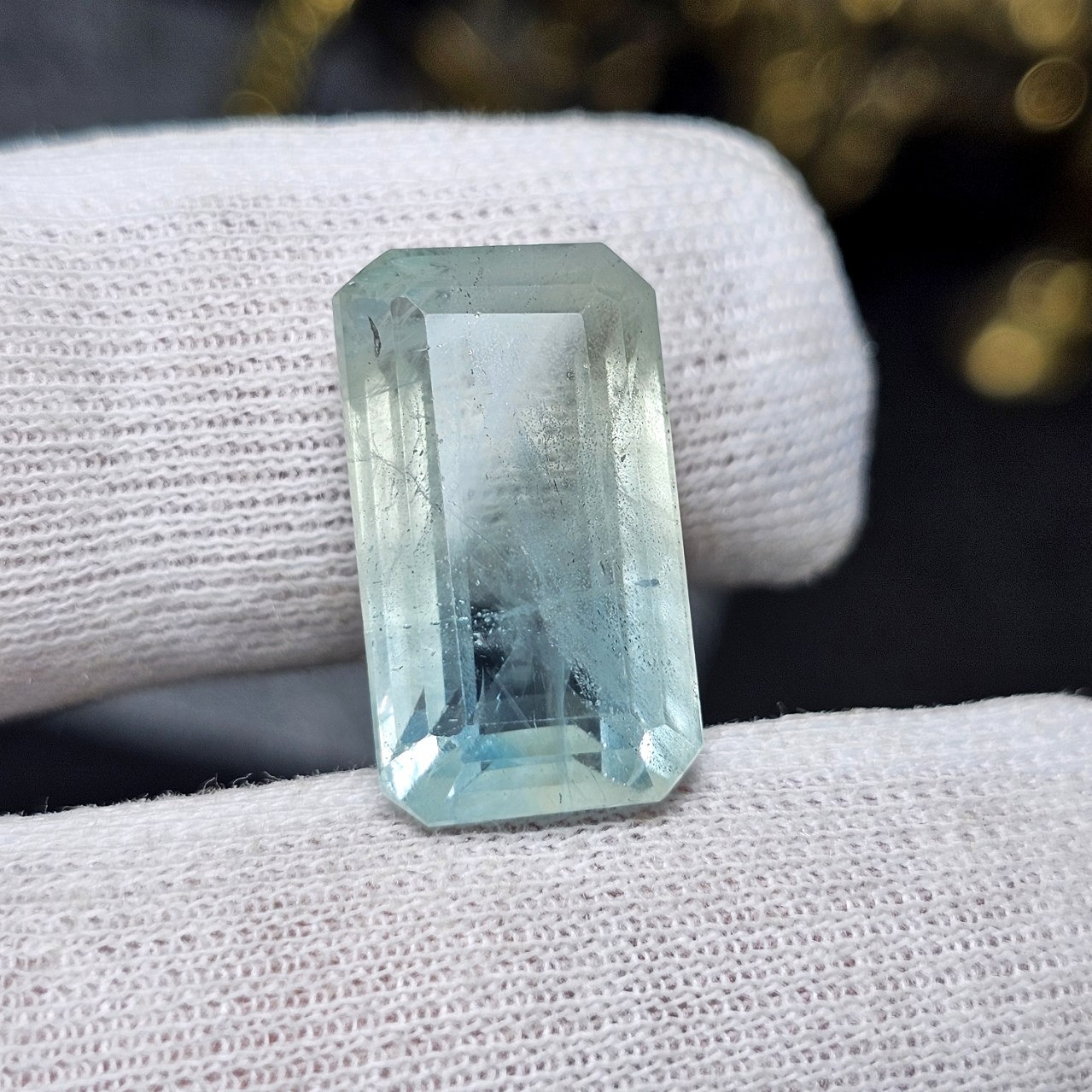  نگین درشت سنگ طبیعی آکوامارین معدنی 36513