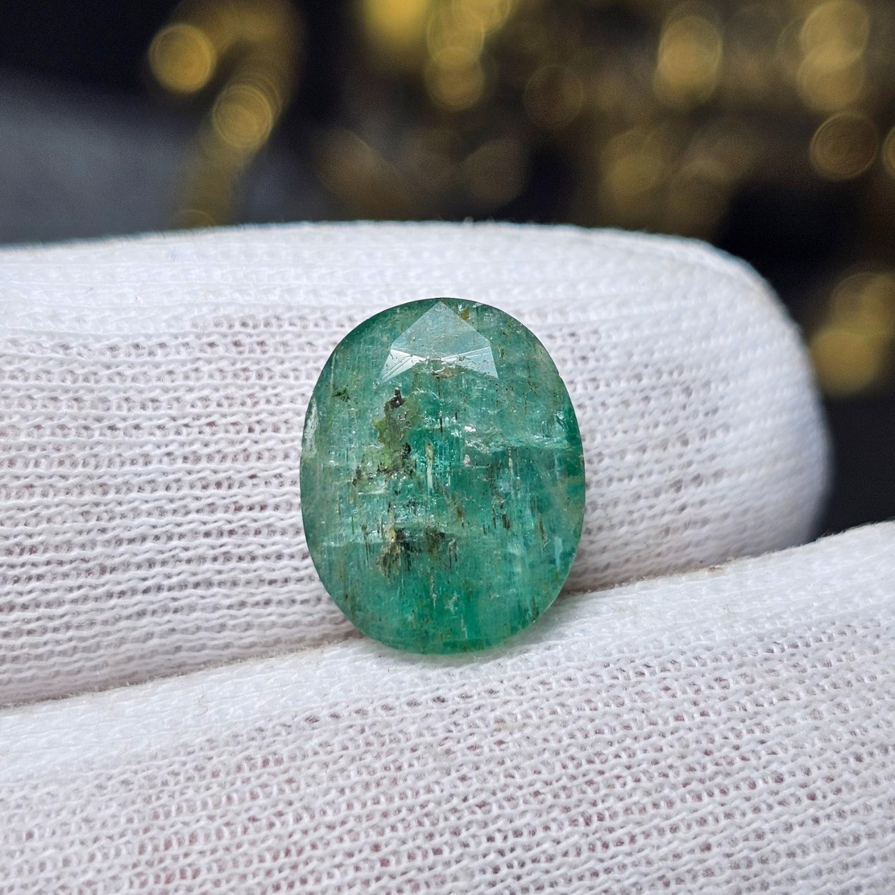  نگین سنگ طبیعی زمرد معدنی 36480