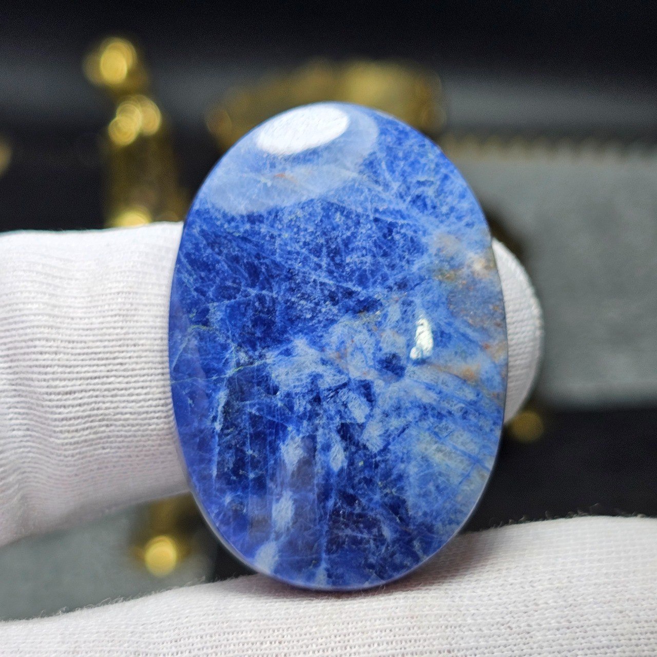  نگین درشت سنگ طبیعی سودالیت معدنی 34683